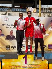 صالح الحداد يحقق الذهبية في بطولة آسيا للماسترز بالهند