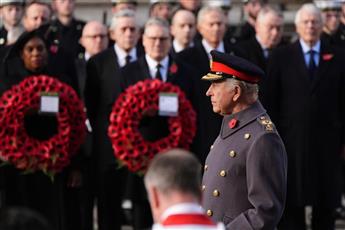 صمت دقيقتين يخيّم على لندن.. والملك تشارلز يتقدّم مراسم يوم الذكرى