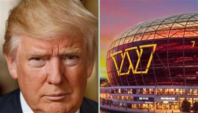 ترامب يعتزم إطلاق اسمه على ملعب بواشنطن