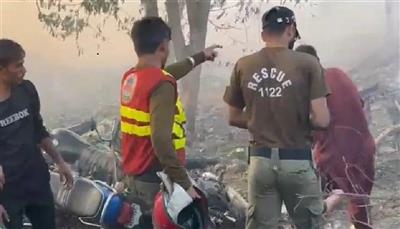 4 قتلى و6 جرحى في انفجار مصنع ألعاب نارية بباكستان
