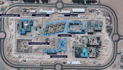 متابعة الأداء الحكومي: أعمال مشاريع المباني العامة في مدينة المطلاع السكنية