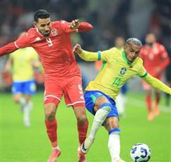 نسور قرطاج تجاري الكبار… تعادل مثير بين تونس والبرازيل في ودّية ليل