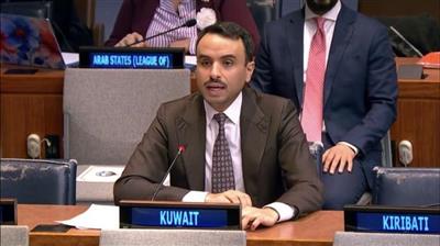 الكويت نيابة عن المجموعة الخليجية بالأمم المتحدة: ضرورة محاسبة مرتكبي الانتهاكات ضد الشعب الفلسطيني
