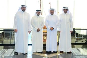 عذبي الناصر يلتقي رئيس الاتحاد الوطني للموظفين وممثلي نقابات التعليم العالي وحماية المنافسة