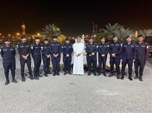 محافظ الجهراء يتفقد الجاهزية الأمنية في مخفر شرطة القشعانية