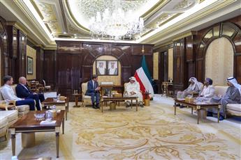 سمو رئيس الوزراء يستقبل رئيس الجامعة الأوروبية للإدارة والتكنولوجيا في برلين بمناسبة زيارته للبلاد