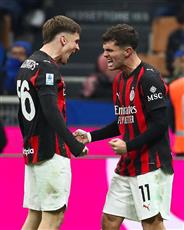 ميلان تكتسي الأحمر..إسي ميلان يحسم ديربي الغضب بهدف يتيم