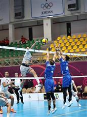 أزرق الطائرة للرجال يخسر أمام نظيره التونسي