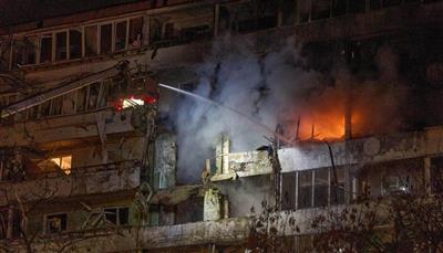 بعد هجوم روسي جديد.. قتيل وجرحى في كييف