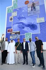 «الوطني للثقافة» يكشف عن جدارية ضمن مشروع «الفن الثالث» بالتعاون مع سفارة كندا