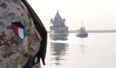 قاعدة محمد الأحمد البحرية تستقبل السفن والزوارق الخليجية المشاركة في تمرين اتحاد 2025