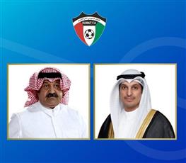 الشيخ أحمد اليوسف يشكر وزير الشباب لتوفير طائرتين لنقل جماهير الأزرق إلى قطر