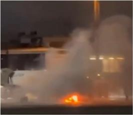 حريق مفاجئ يشلّ طائرة إيرباص قبل الإقلاع في البرازيل