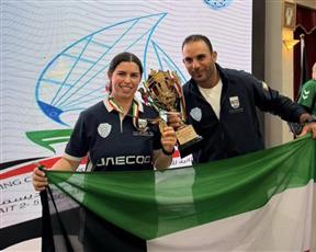 البطلة أمينة شاه تحقق المركز الأول بالبطولة العربية للشراع