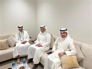 وزير الإعلام يبحث مع وزير الرياضة القطري سبل تطوير التعاون الثنائي
