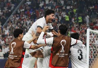 العراق يضمن التأهل إلى ربع نهائي كأس العرب بفوزه 2-0 على السودان