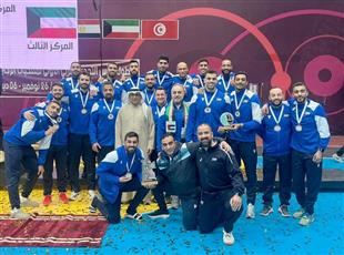 منتخب الكويت للكرة الطائرة يعود ببرونزية كأس التحدي العربي الأولى من الأردن