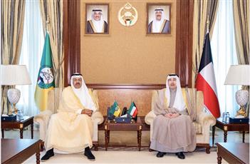 رئيس الحرس الوطني يستقبل سمو الشيخ أحمد النواف