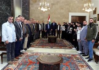 الرئيس اللبناني يؤكد أولوية ملف الأسرى في سجون الاحتلال الإسرائيلي