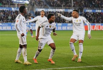 بأقدام مبابي ورودريغو.. ريال مدريد يتجاوز اختبار ألافيس الصعب ويواصل مطاردة صدارة الليجا