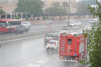 الأرصاد: فرص لأمطار خفيفة إلى متوسط وغزيرة على بعض المناطق