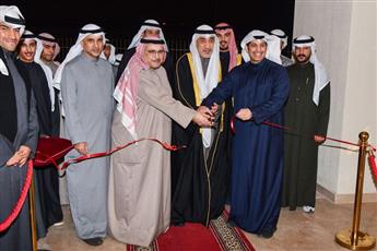 الشيخ فهد اليوسف يفتتح استاد نايف الدبوس ومجمع صالات الألعاب الجماعية بنادي الفحيحيل