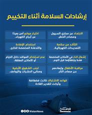 إنفوغرافيك.. إرشادات السلامة أثناء التخييم