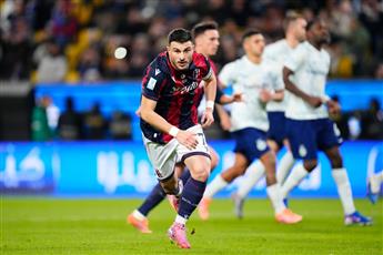 بولونيا يحجز مقعده في نهائي السوبر الإيطالي بعد عبور إنتر بركلات الترجيح