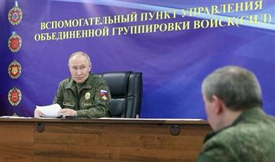 بوتين يؤكد تقدما عسكريا روسيا على جميع المحاور ويشدد على مواصلة الضغط على القوات الأوكرانية