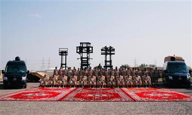 زيارة رئيس الأركان العامة للجيش إلى هيئة الإمداد والتموين