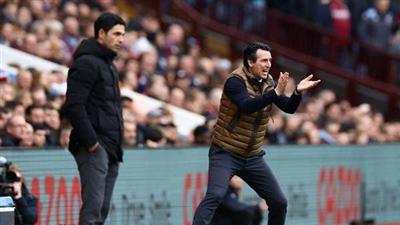 إيمري يطفئ الجدل: لا أزمة في غياب المصافحة مع أرتيتا بعد رباعية آرسنال