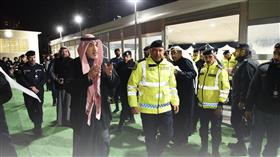 النائب الأول يتفقد النقطة الأمنية الرئيسية بتأمين الاحتفالات الوطنية في شارع الخليج العربي