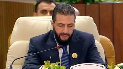 الرئيس السوري أحمد الشرع