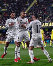 مبابي يقود ريال مدريد لتخطي فياريال وصدارة الليغا.. مؤقتا