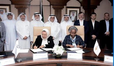تفاهم بين التقدم العلمي وجامعة عبدالله السالم في مجالات البحث العلمي والابتكار التكنولوجي