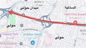 المرور: إغلاق جزئي لطريق عبدالعزيز بن عبدالرحمن آل سعود باتجاه مدينة الكويت