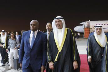 وزير الخارجية يستقبل نظيره البريطاني بمناسبة زيارته الرسمية للبلاد
