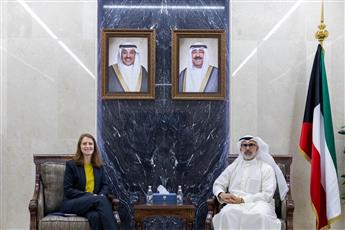 نائب وزير الخارجية يستقبل سفيرة المملكة المتحدة لدى البلاد