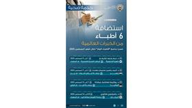 الكويت تستضيف 6 أطباء عالميين ضمن برنامج الأطباء الزوار لشهر أغسطس 2025