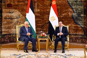 الرئيسان المصري والفلسطيني يؤكدان رفضهما القاطع لتهجير الفلسطينيين