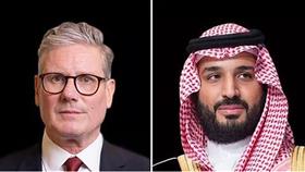 ستارمر وبن سلمان يؤكدان التمسك بحل الدولتين ويدعوان لتحسين الوضع الإنساني في غـزة
