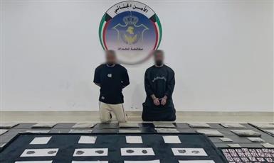 ضبط متهمين أحدهما نزيل في السجن المركزي بنحو 34 كيلو مخدرات