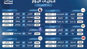 أبرز المباريات العربية والعالمية ليوم السبت 30 أغسطس 2025