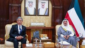 سمو رئيس مجلس الوزراء يستقبل وزير خارجية اليابان