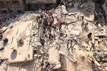 استشهاد 59 فلسطينيا وإصابة 386 جراء قصف الاحتلال على غزة