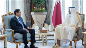أمير قطر يبحث مع وزير الخارجية الأمريكي مستجدات الأوضاع الإقليمية والدولية