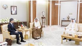وزير شؤون الديوان الأميري ورئيس ديوان سمو ولي العهد يستقبلان سفراء الأردن وفرنسا وتركيا واليابان