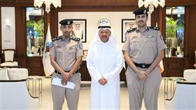 الشيخ عذبي الناصر يستقبل مدير إدارة مركز خدمة المواطن