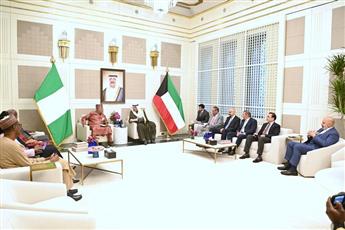 ممثل سمو الأمير يلتقي نائب رئيس نيجيريا ورئيس مفوضية الاتحاد الإفريقي في نيويورك