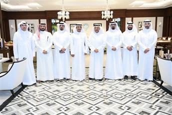 الشيخ عذبي الناصر يستقبل رؤساء مجالس إدارات الجمعيات التعاونية في محافظة الفروانية